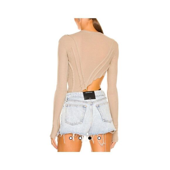 NWT Sami Miro Vintage Asymmetric Tee Shirt - Picture 3 of 8